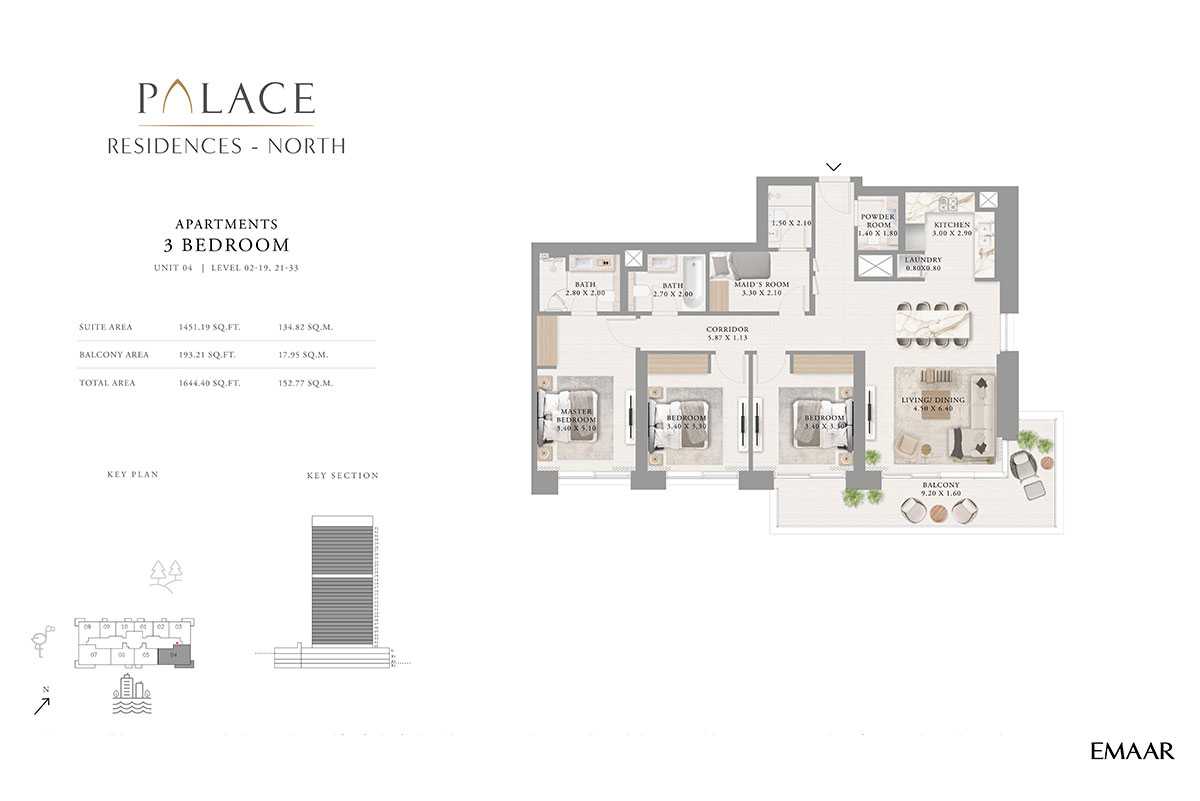 Unit 04, Level 02-19, 21-33